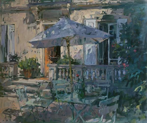 Parapluie et Rose Rouge, 1998